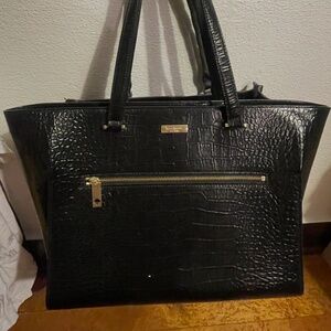 Kate Spade Crocodile Embossed Cow Leather Purse